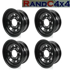 GRW006 Land Rover Defender Discovery Modular 16x7 Steel Wheel in Black x4