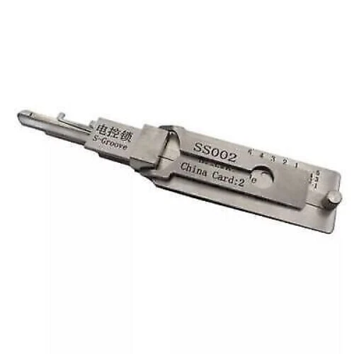 NEU 2 in 1 Pick Lishi Werkzeug KW1,KW5,SC1-R/L,SC4-R/L,LW5,AM5,M1,LW5 MS2 Neu - Bild 14 von 21