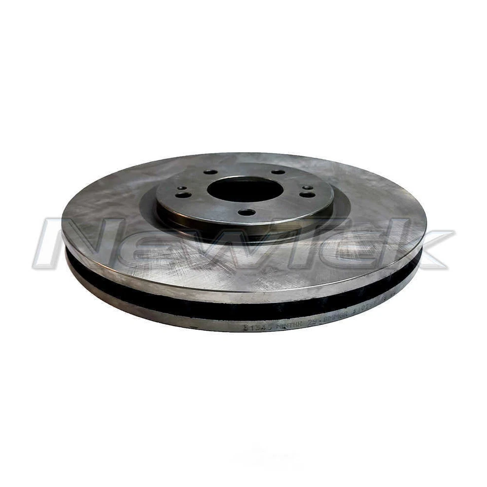 Rotor de freno de disco NewTek 31345 para 03-06 Mitsubishi Lancer Foto 2 de 4