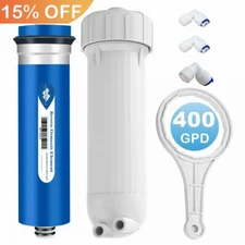 400 GPD RO Membrane Reverse Osmosis System Water Filter Replacement Housing Kit
