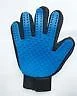 Vinsani Pet Grooming Glove Brush Massager Pet Hair Remover Deshedding Glove Blue