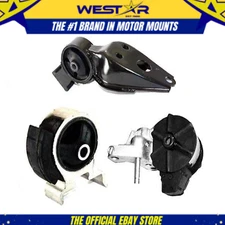 Motor & Trans Mount Set 3PCS Fits 1991-1994 Toyota Tercel 1.5L Fits Manual Trans