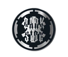 Dark Side Imperial Star Engraved Car Badge Acrylic Emblem Fender BRUSHED SILVER