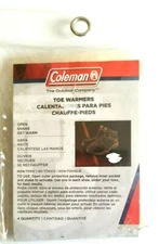 Coleman Toe Warmers 4 quantity Open, Shake, Get Warm, new in pack