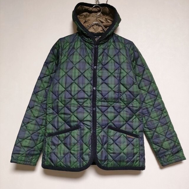 ジャケット LAVENHAM Women Jackets SLJ1245 GREEN LAVENHAM Blackwatch Check Quilted Padding Jacket green 4