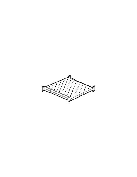 Tablette télescopique Linkeo Legrand 646508 en acier noir pour armoire de brassage