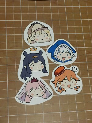 hololive english Holomyth Waterproof Stickers Full Set