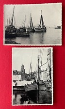 2 x artist photo postcard by F. Baruzzi-Ostal around 1955 Cote d'Azur St. Tropez (140884