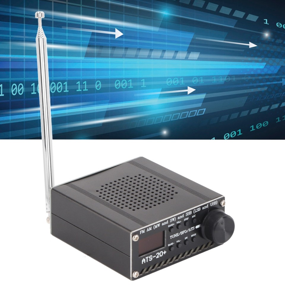 FullBand Radio Receiver AM LW MW SW SSB LSB USB Scanner W/Antenna ATS ...