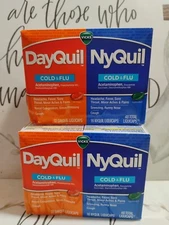 Vicks. DayQuil and NyQuil Cold and Flu Relief Liquicaps - 48 Count Exp 08/26