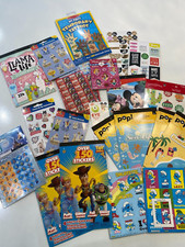 24pks Smurf, Mickey Mouse, Toy Story, Cars, Princess Sticker Bundle Mixed Lot