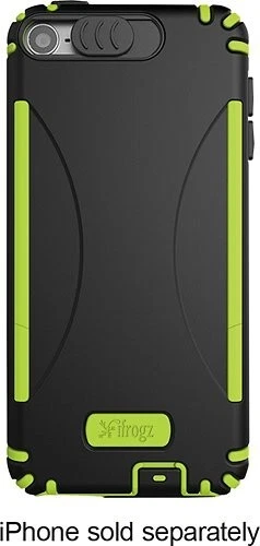 NUEVO iFrogz Bullfrogz NEGRO/VERDE Estuche de Agarre Resistente para Apple iPod Touch 5ta Generación Foto 3 de 3