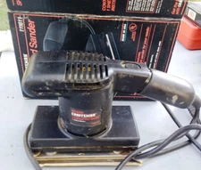 VINTAGE SEARS CRAFTSMAN FINISHING 1/3 SHEET PAD SANDER 1/6 HP MODEL# 9-11611