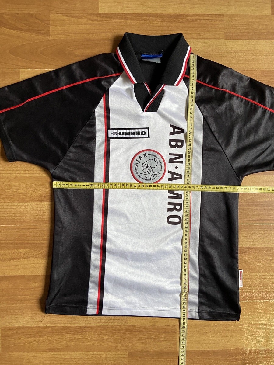 AJAX AMSTERDAM 1998 1999 AWAY FOOTBALL SHIRT SOCCER JERSEY AJAX AMSTERDAM 1998 1999 AWAY FOOTBALL SHIRT SOCCER JERSEY