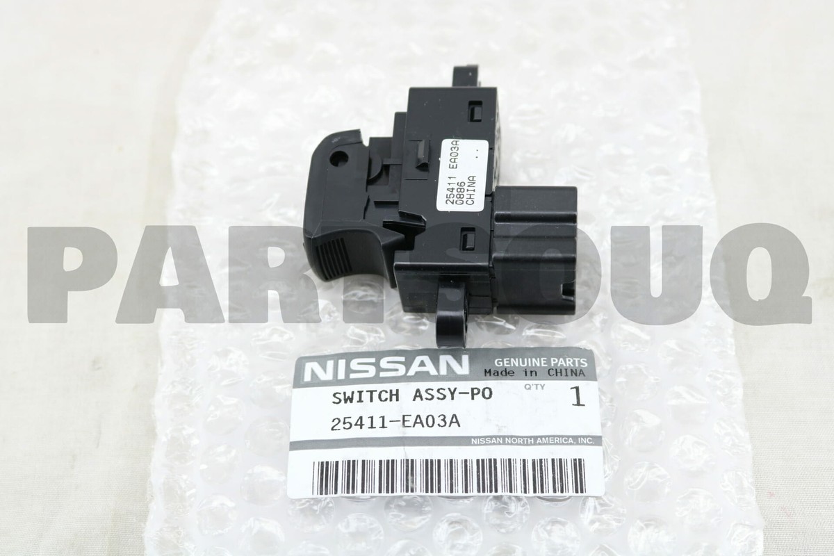 25411EA03A Genuine Nissan SWITCH ASSY-POWER WINDOW,ASSIST