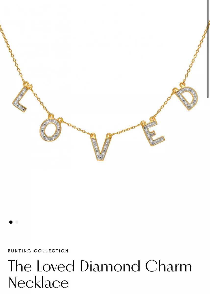 Lola Rose London Loved Diamond Charm Necklace
