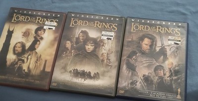 dvd's The Lord of the Rings return of the King Two Towers Fellowship of the Ring