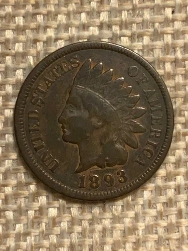 1893 Indian Head Cent Fine