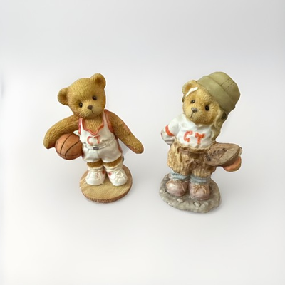 #ad #ad Cherished Teddies Larry quot;You#x27;re My Shooting Starquot; Bear Basketball Football Butch $14.50