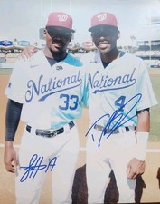 Darren Baker Jose A. Ferrer Washington Nationals Autographed 8x10 COA