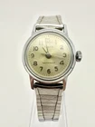 Vintage Timex Waterproof Mechanical Watch Silver Expansion Band Parts Repair