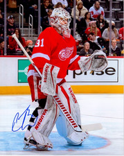 CALVIN PICKARD autographed SIGNED DETROIT RED WINGS 8X10 photo