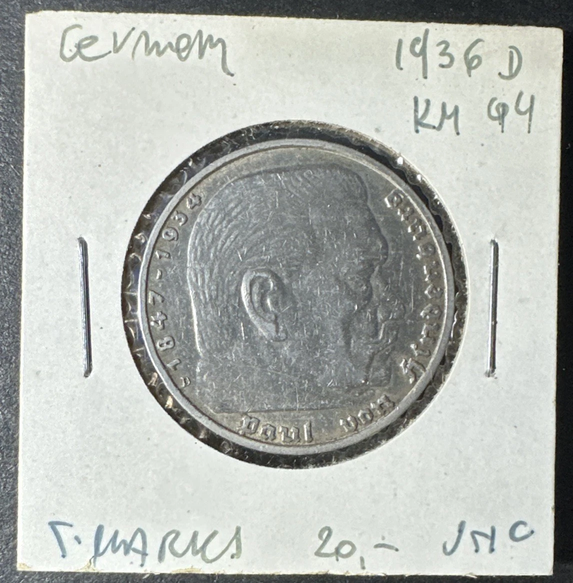 25+ Silver 1936 Year German Coins for sale | Updated Oct 2026