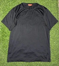 Redvanly Tee T Shirt Athletic Mens Large Black Gym Running Golf Performance