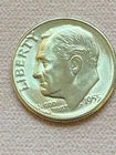 1955 S Rosevelt silver dime a extra fine coin mint B/U plus 1