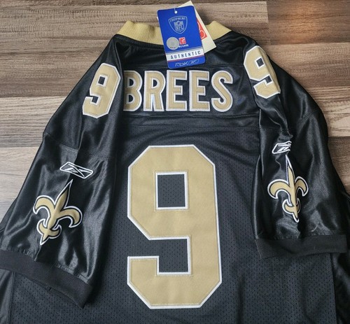 REEBOK AUTHENTIC NEW ORLEANS SAINTS DREW BREES JERSEY NEW WITH TAGS 2006 SIZE 48 - Picture 17 of 19