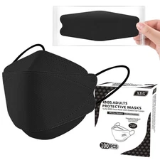 KN95 Face Masks 100 Pack, 5 Layers Breathable Comfortable KN95 Masks for Adul...