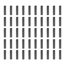 50Pcs 2mm x 8mm Dowel Pins, 304 Stainless Steel Shelf Support Pegs, Black