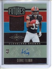 Cedric Tillman Futures Patch Autographs Silver RPA /249 2023 Legacy #FAPS-24