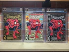 Spider-Man #1 1990 lot of 3 CGC Graded Comics. Editions Gold, Silver, Polybagged