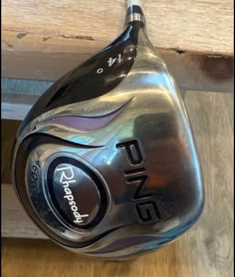 Ping Rhapsody 460cc Titanium Ladies Driver 14° ULT 129 Graphite LH Golf Club - Image 2 of 4
