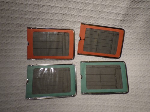 Vintage Printator Magic Reusable Bridge Whist Scorecard Marker Set of 4 - Picture 7 of 12
