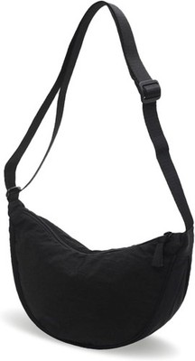 Damen Halbmond Crossbody Schultertasche, Hobo Halfmoon Bag, Nylon Crossbody Bag