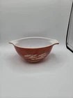 Vintage Pyrex 442 1.5 Qt Cinderella Mixing Bowl Autumn Harvest Wheat Pattern
