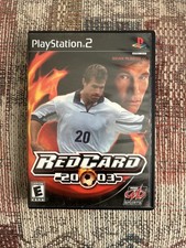 RedCard 20-03 (Sony PlayStation 2, 2002) CIB Complete W/Manual PS2 Tested