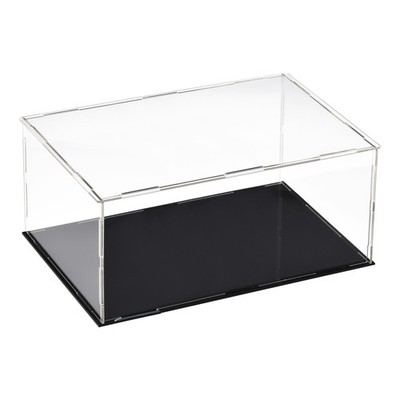 Acrylic Clear Display Case Box Dustproof Protection Showcase 25x15x10cm