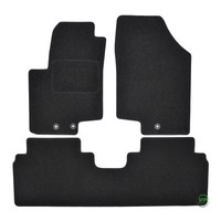Velour FußMatten Autotepiche FüR Kia Venga 2009-2018 3-Tlg-Bef. Rund