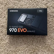 SAMSUNG 970 EVO SSD 1TB M.2 NVMe Solid state drive MZ-V7E1T0BW