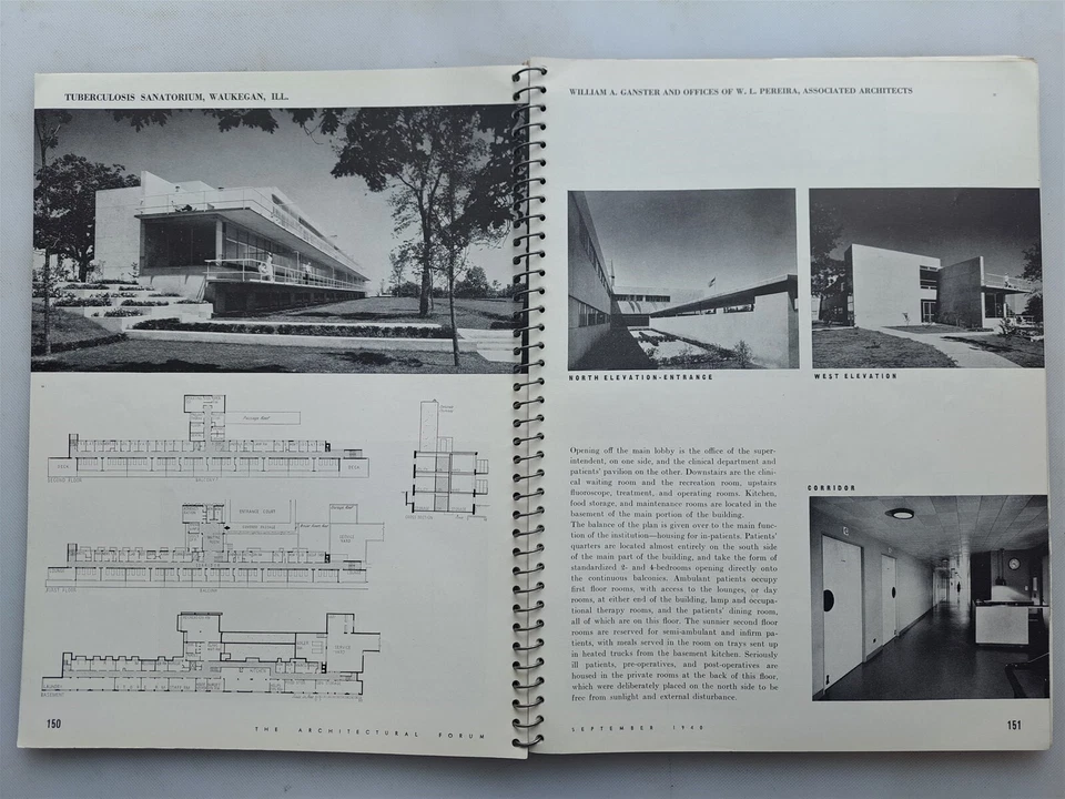 The Architectural Forum Magazine September 1940 Issue NYC CBS Studios - Image 4 of 4