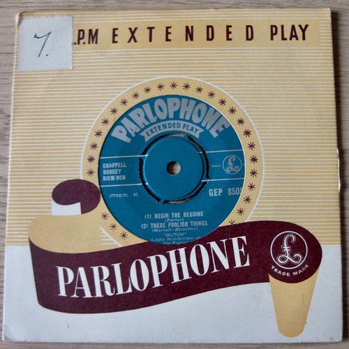 "HUTCH"" BEGIN THE BEGUINE 7" EP PARLOPHONE (1955) NR NEUWERTIG - JAZZ EASY UK" - Bild 3 von 4