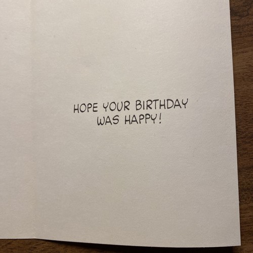 Vintage Charlie Brown Happy Birthday Greeting Card ***READ*** P9d - Picture 11 of 24