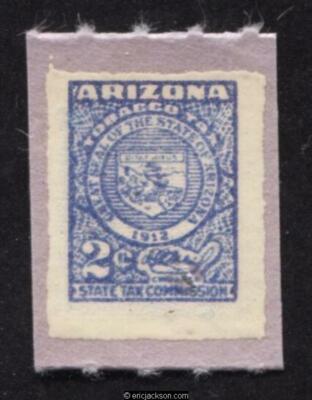 ARIZONA Tobacco Revenue Stamp SRS AZ T10a mint, VF