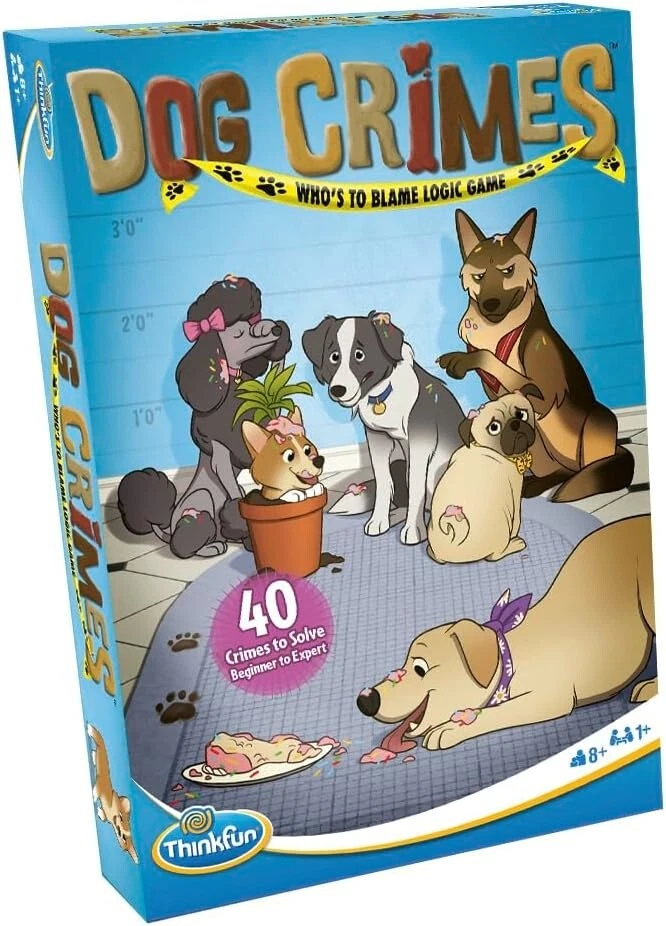 《NEW》ThinkFun Dog Crimes Logic Game - Engaging Brainteaser for Kids and Adults - Image 2 of 4