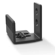 Sliding Barn Door Bottom Floor Guide U Shape Adjustable Wall Mount Black