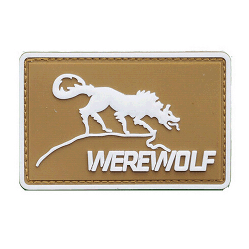 Tactical WEREWOLF USA ARMY Military 3D PVC PATCH Hook Loop BADGE - Picture 5 of 5