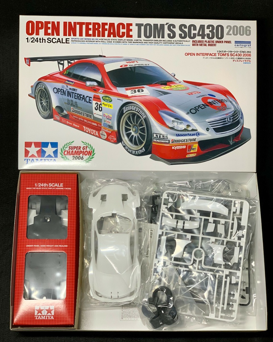 TAMIYA 24293 1/24 Scale OPEN INTERFACE TOM'S SC430 2006 | eBay